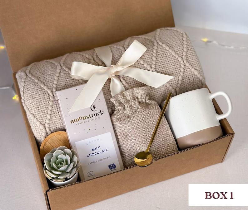 Hygge Gift Box With Blanket Thank You Gift Thank You Gift - Etsy | Etsy (US)