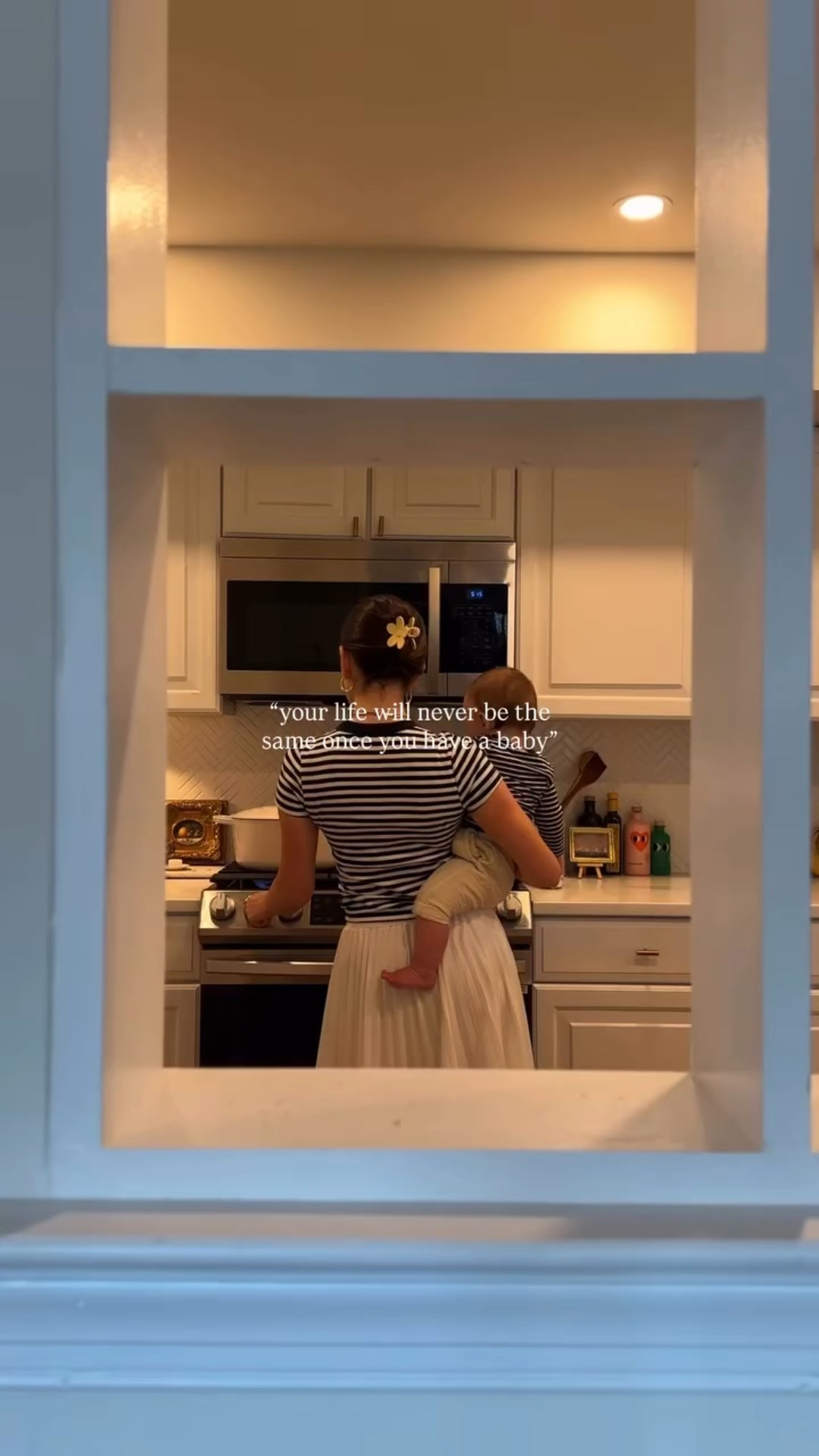 loooove this walker! makes making dinner actually possible 😂