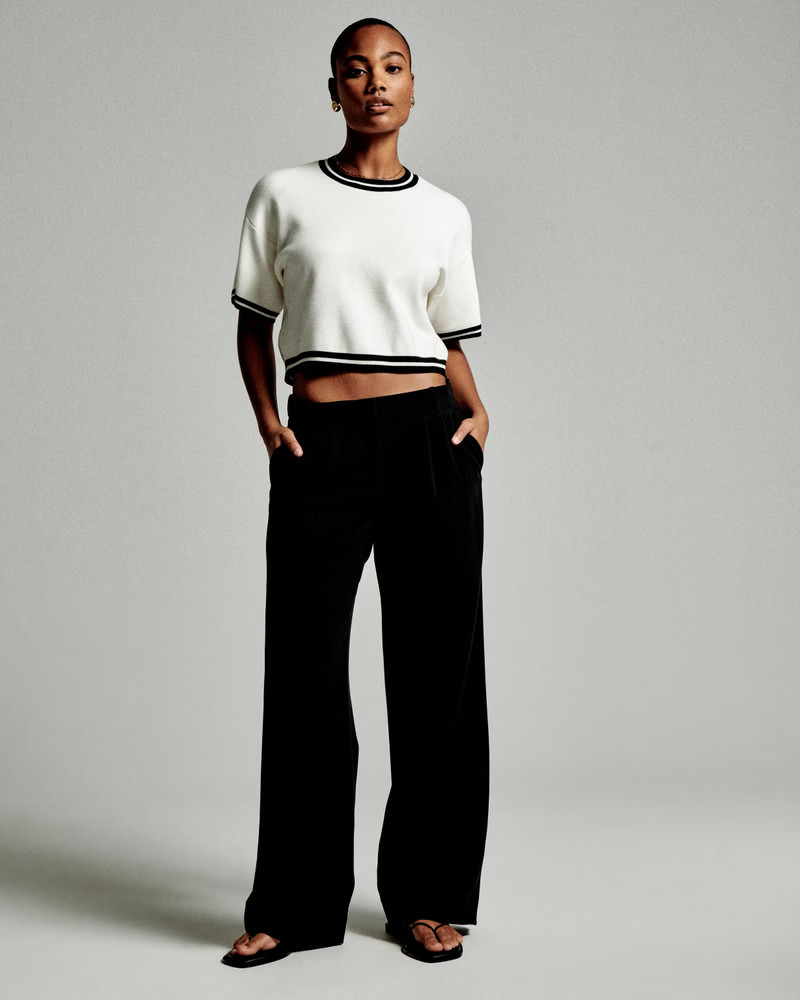 Women's LuxeLoft Sweater Tee | Women's New Arrivals | Abercrombie.com | Abercrombie & Fitch (US)