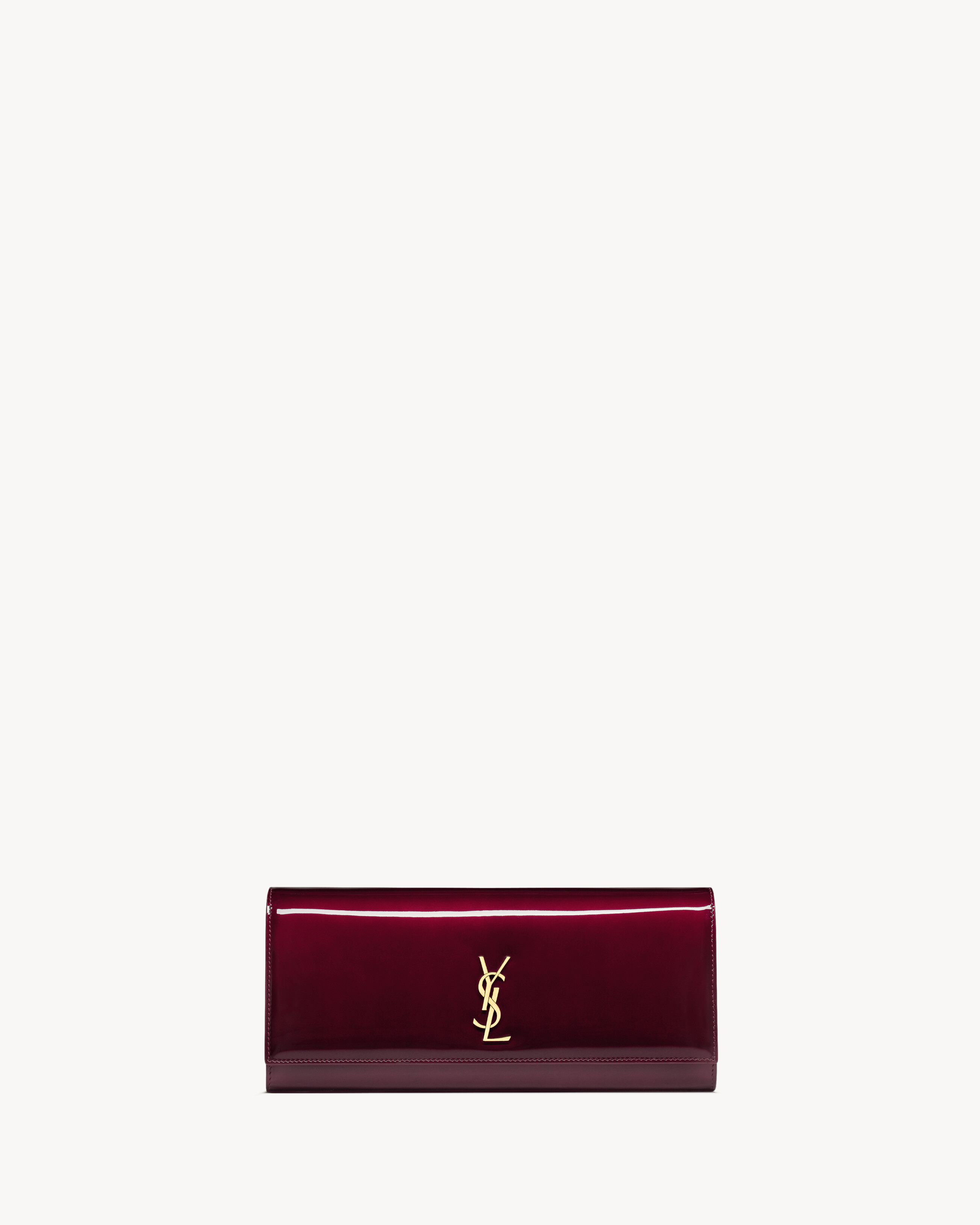 Saint Laurent Kate Clutch In Patent Leather - Bordeaux - Women - One Sizenisex | Saint Laurent Inc. (Global)