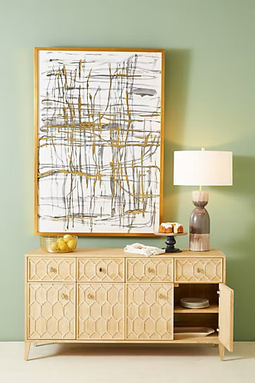 Textured Trellis Buffet | Anthropologie (US)