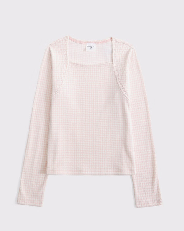 girls ypb long-sleeve rib top | girls mix & match sets | Abercrombie.com | Abercrombie & Fitch (US)