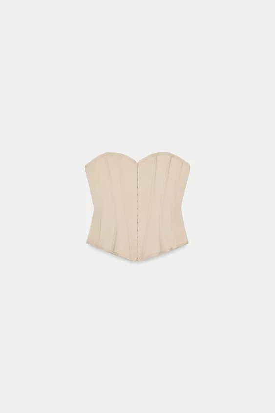 CORSETRY-INSPIRED TOP | Zara US