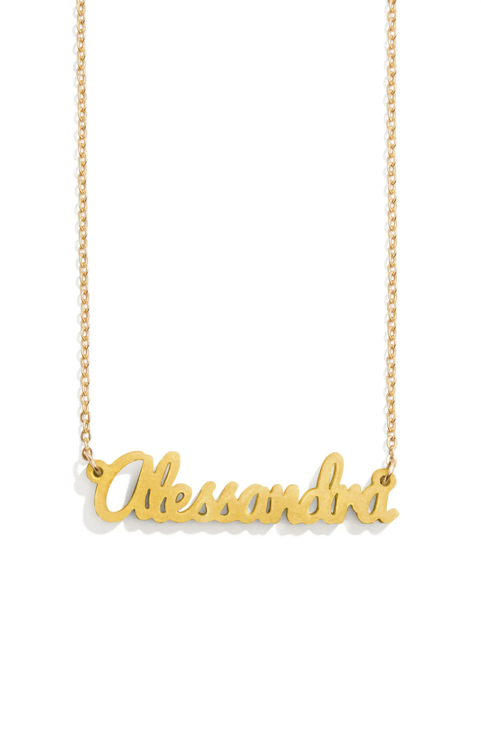 BaubleBar Personalized Pendant Necklace | Nordstrom | Nordstrom
