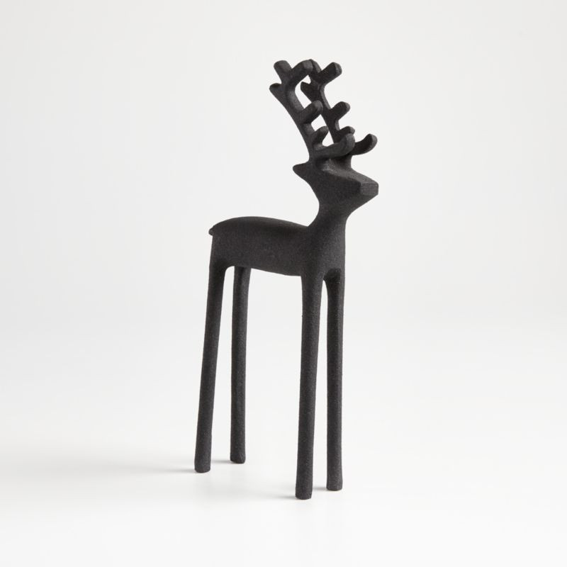 10.5" Zinc Reindeer + Reviews | Crate and Barrel | Crate & Barrel