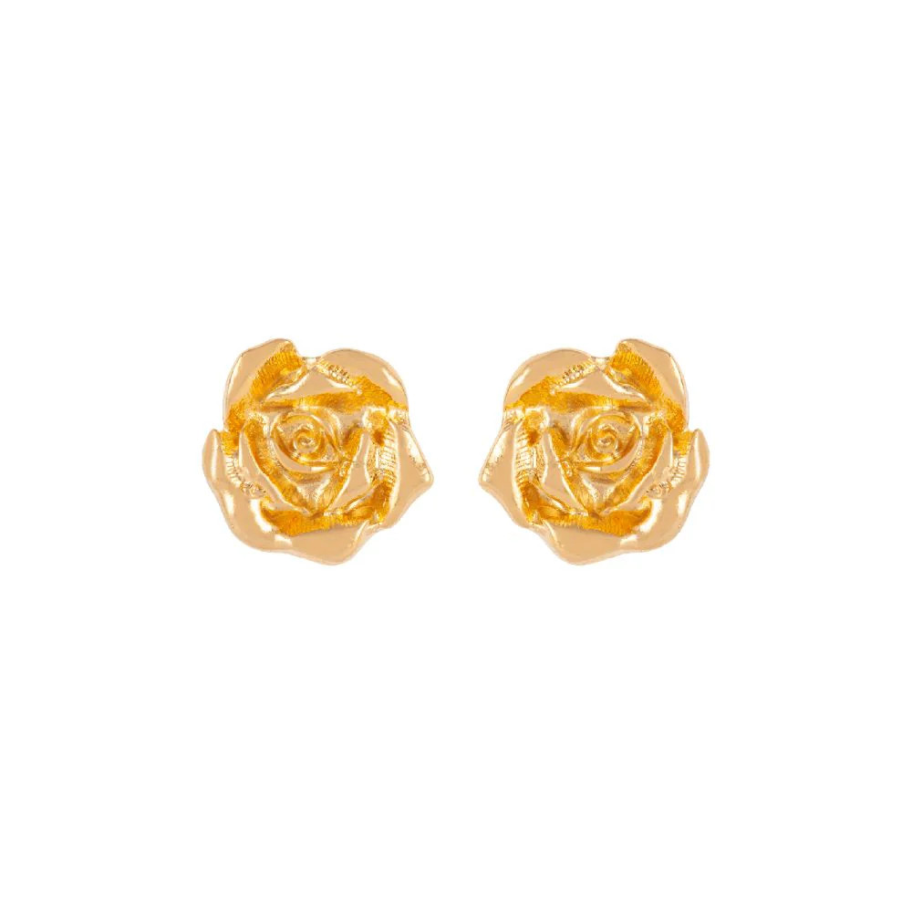 1980s Vintage Rose Earrings | Susan Caplan
