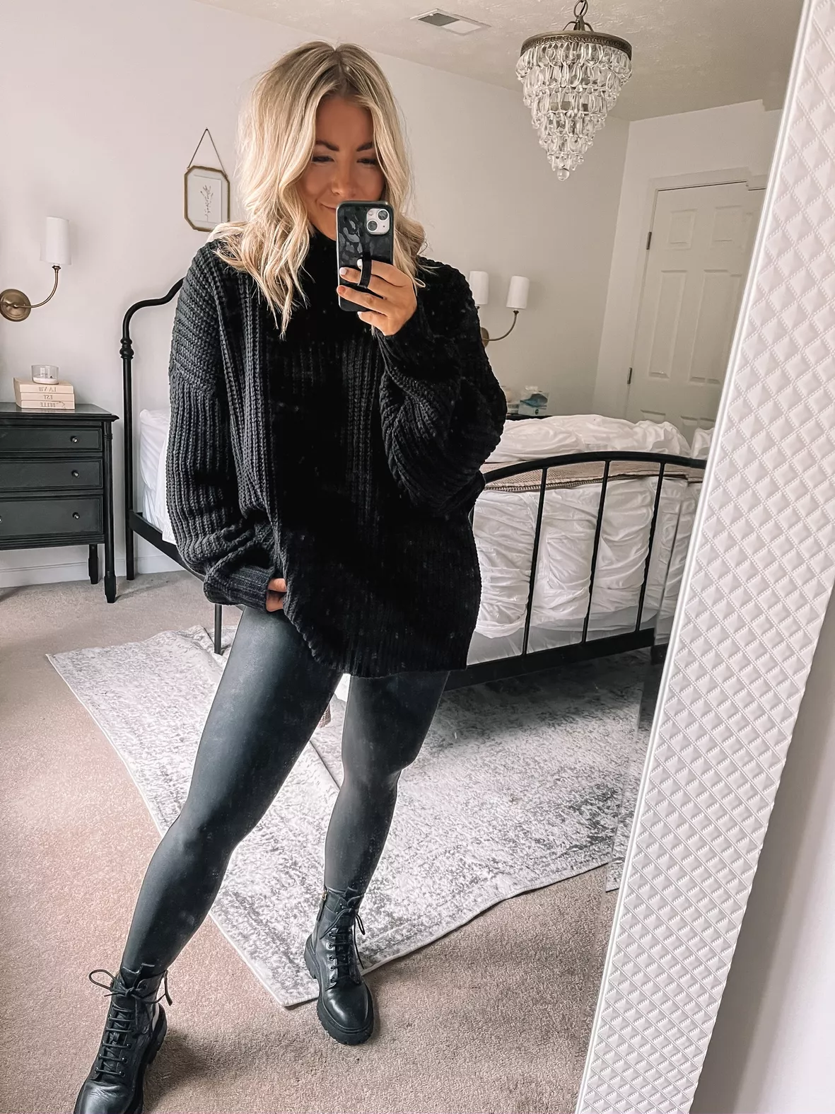 Faux Leather Leggings in Black curated on LTK