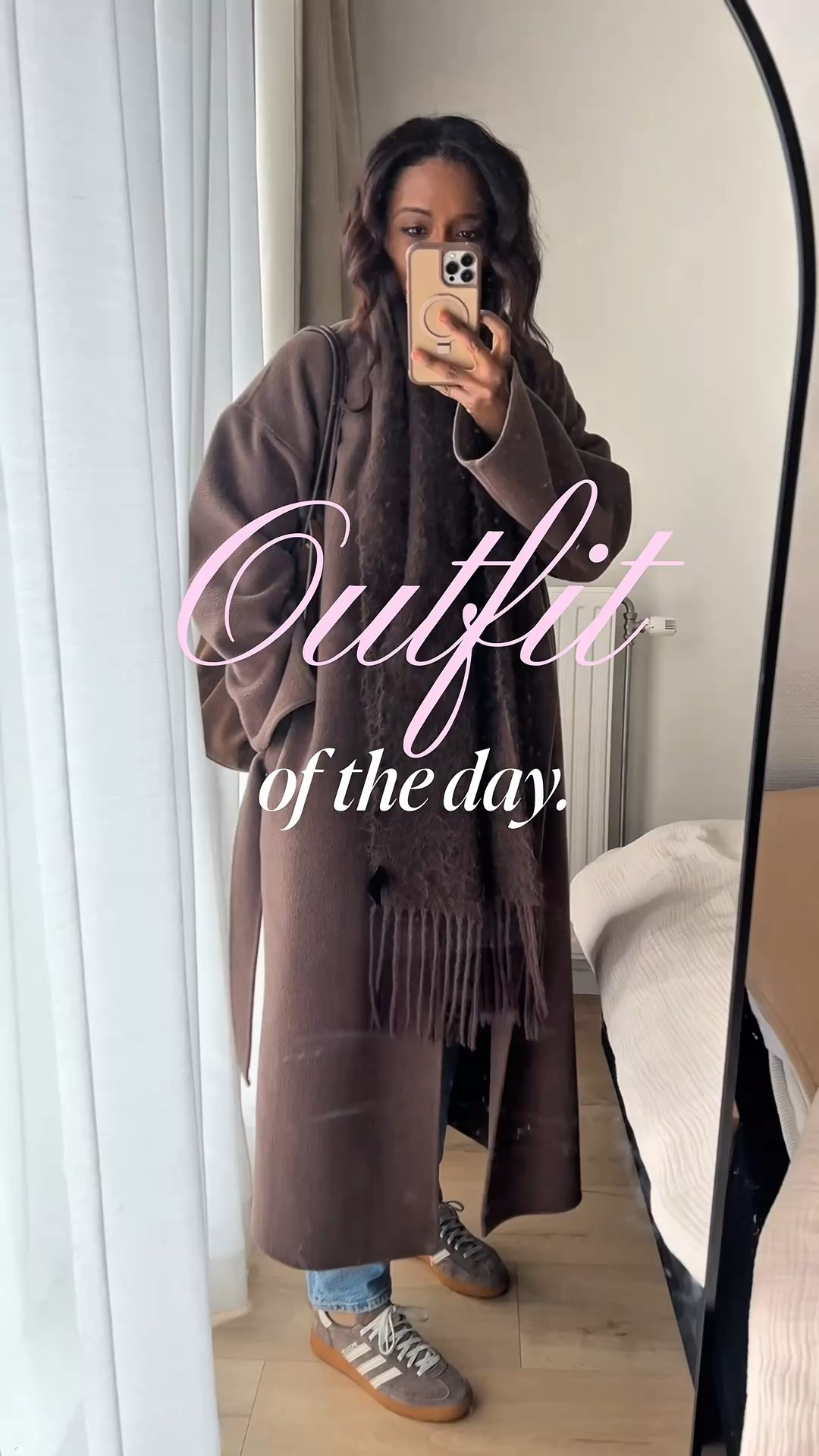 Here’s how I actually walked out of the door. I feel like when we see these outfit videos, people don’t really show what they looked like when they walked out the door. Like sis what kind of coat did you wear with that, how did it look, etc give me tea tea!. 

Here’s a full, simple and casual outfit idea for the casual girlies for real. Cuz Lord knows I can love in my sneakers but I love to make it cute 🥰. Outfit ideas, outfit of the day. 

#LTKootd