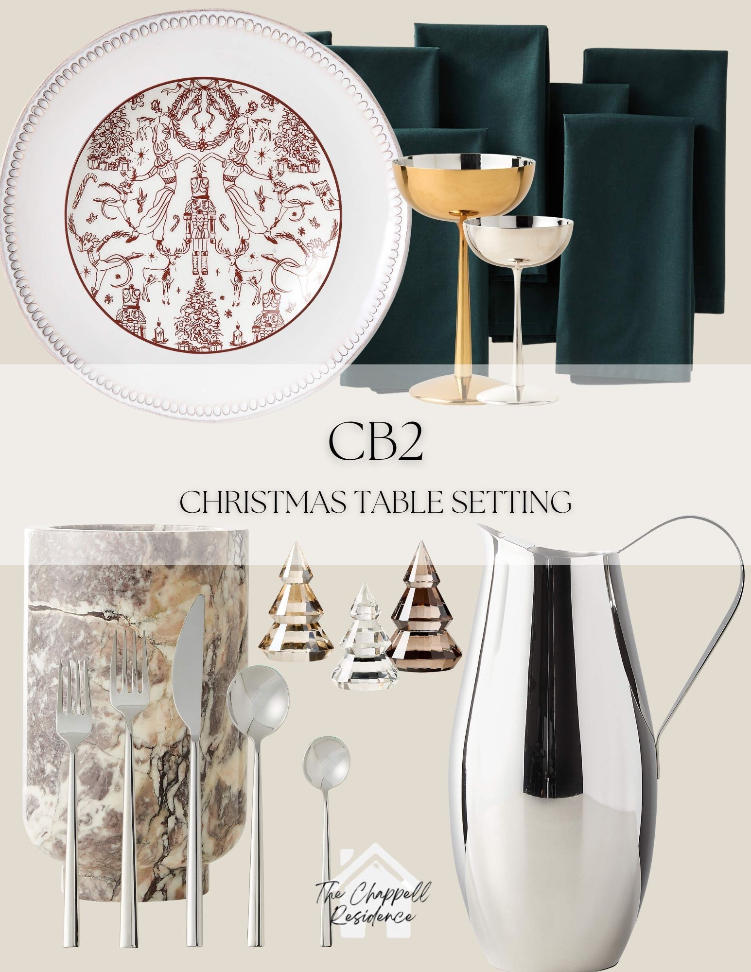 CB2 Christmas Table Setting Ideas 2025

#LTKSeasonal #LTKHoliday #LTKHome