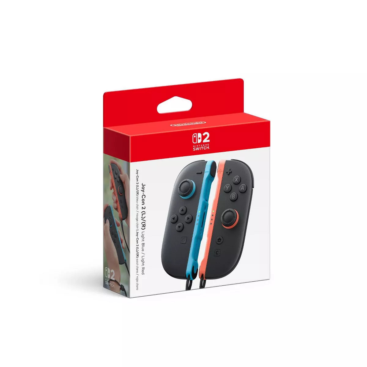 Nintendo Switch 2 Joy-Con 2 L/R - Light Blue/Light Red | Target