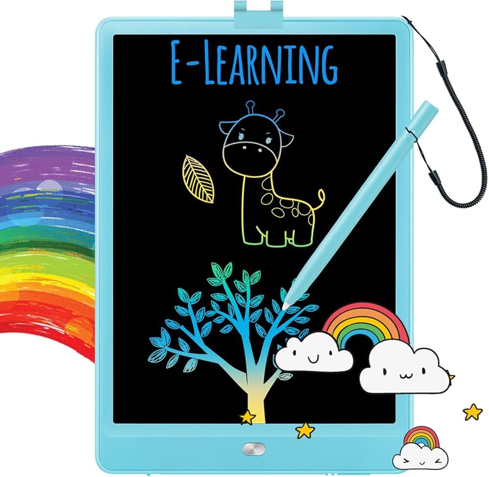 TEKFUN LCD Writing Tablet Doodle Board, 10inch Colorful Drawing Tablet Writing Pad, Girls Gifts Toys | Amazon (US)