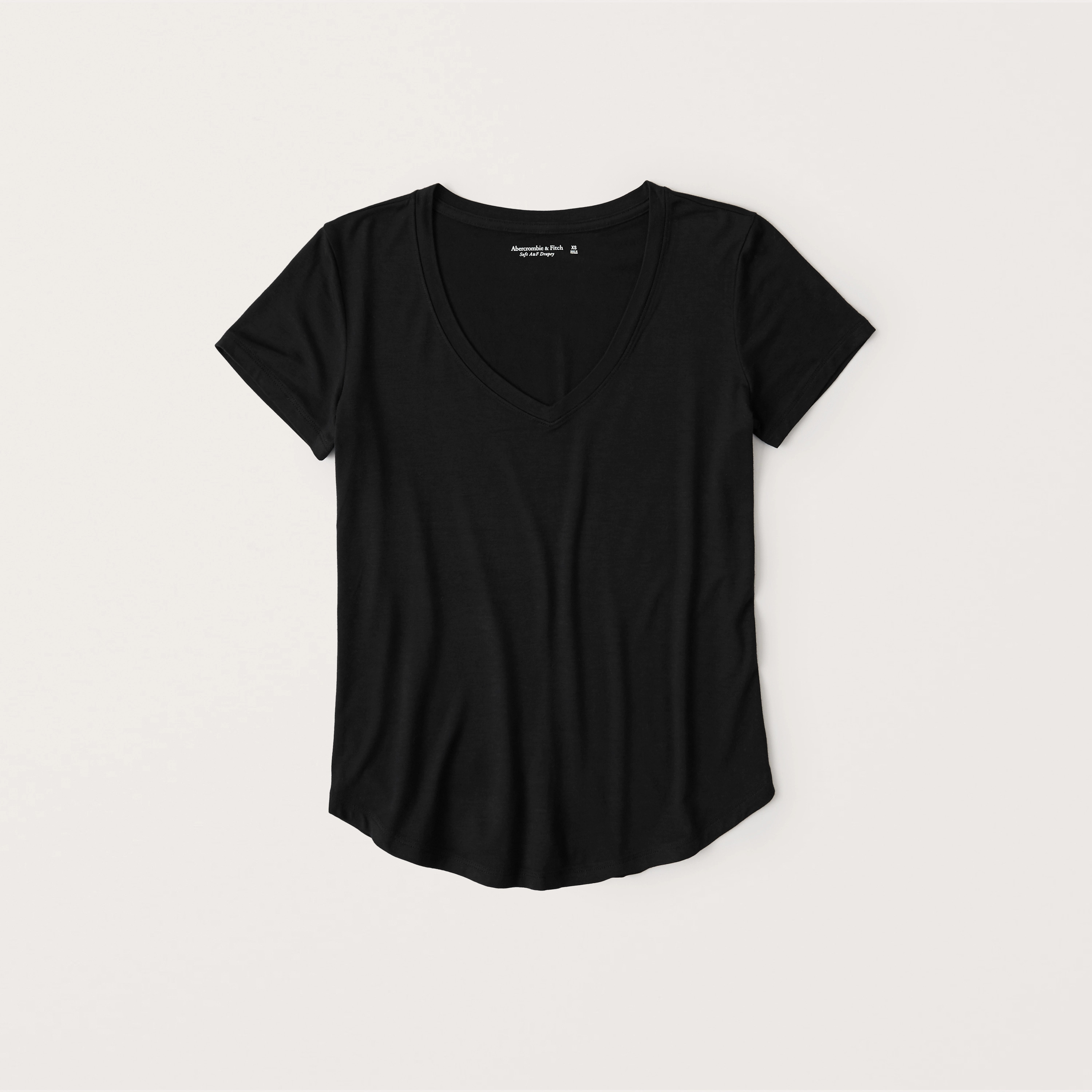 Drapey V-Neck Tee | Abercrombie & Fitch (US)