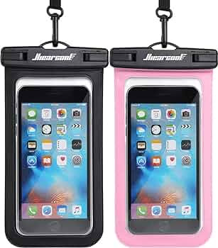 Hiearcool Universal Waterproof Case, Waterproof Phone Pouch Compatible for iPhone 14 13 12 11 Pro... | Amazon (US)