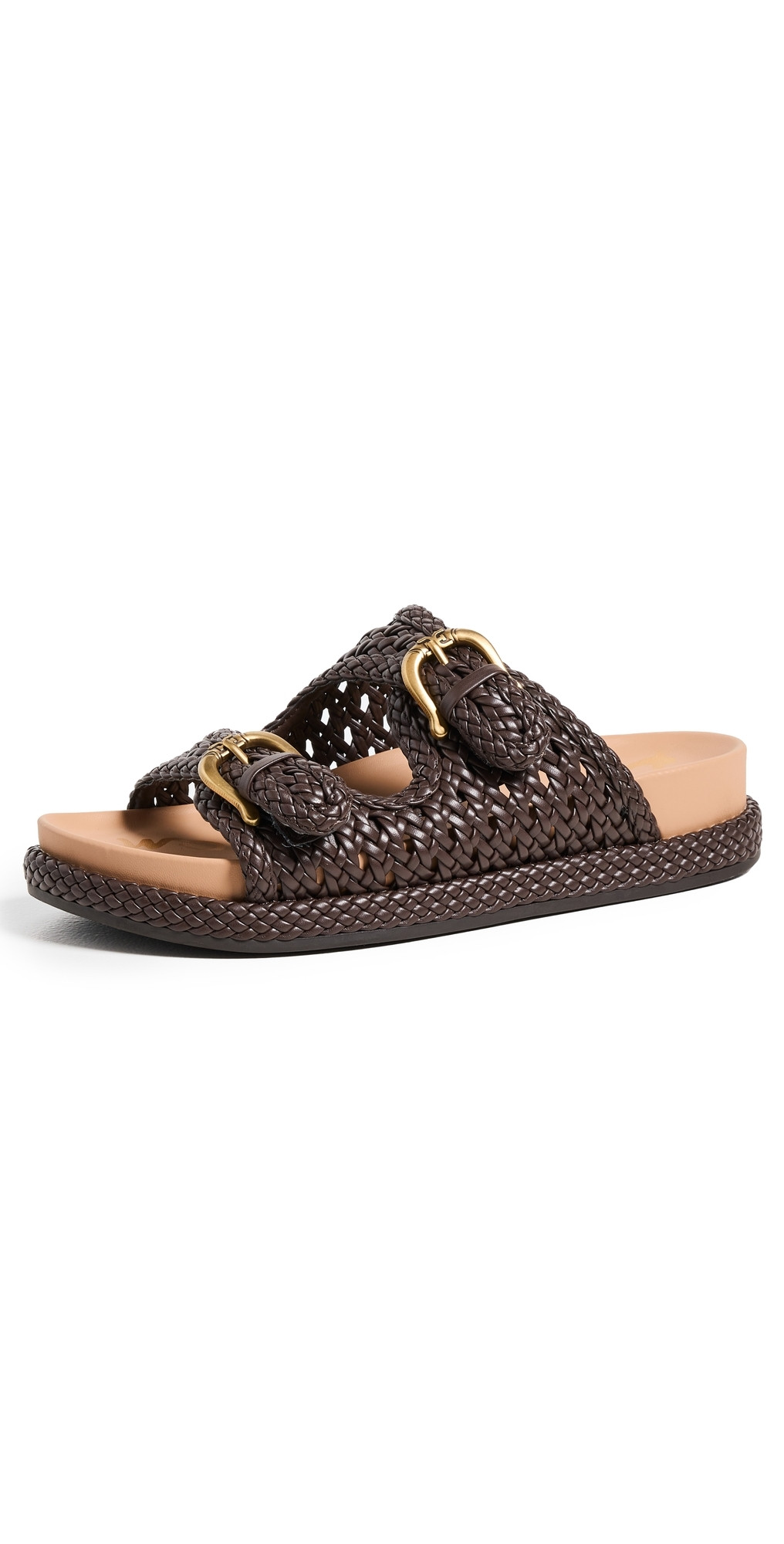 Sam Edelman Reid Slides Pinto Brown 7 | Shopbop