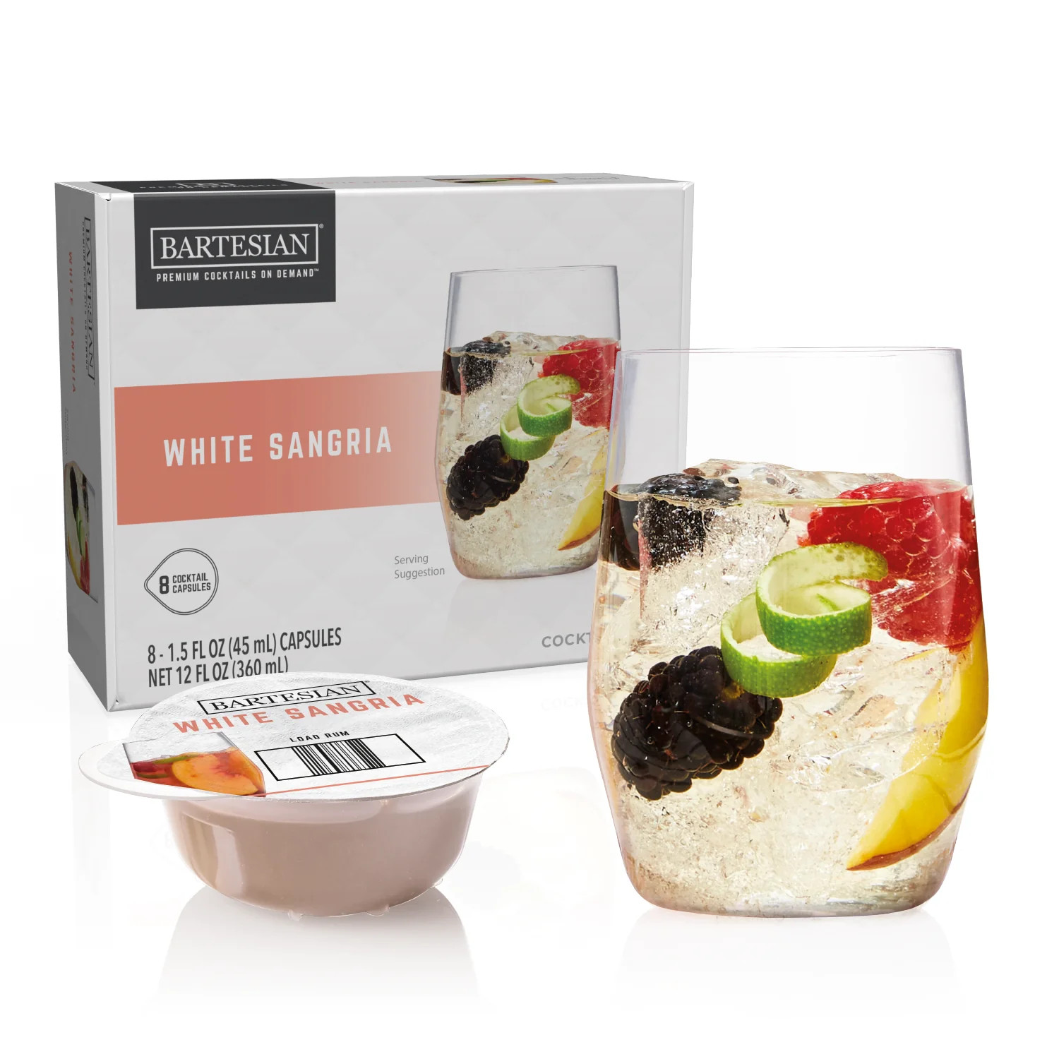 White Sangria Cocktail Pods | White Sangria Drink Capsules | Bartesian