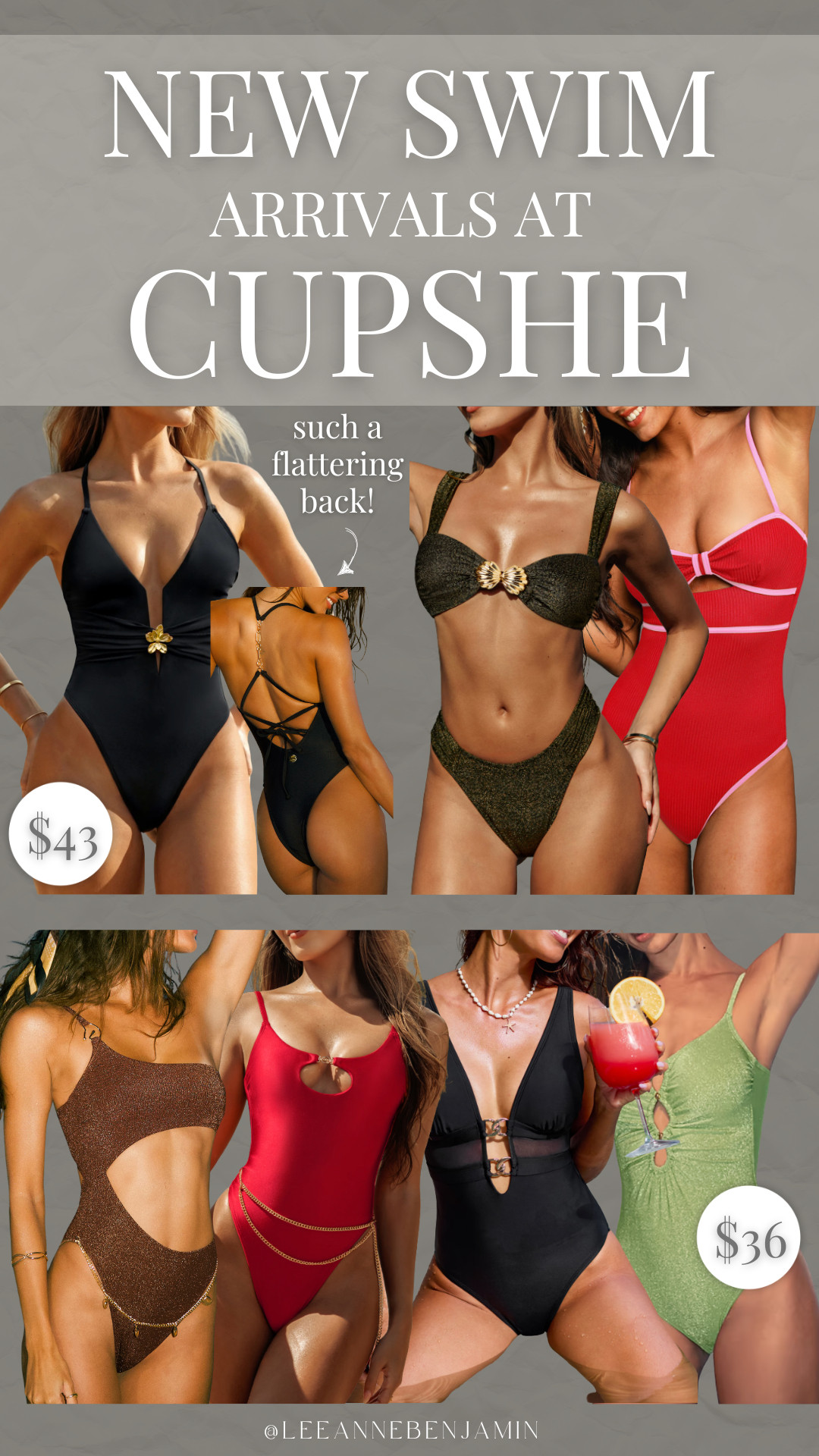 New swim arrivals at CupShe! 

 #LTKfitnessgoals #LTKSaleAlert #LTKTravel