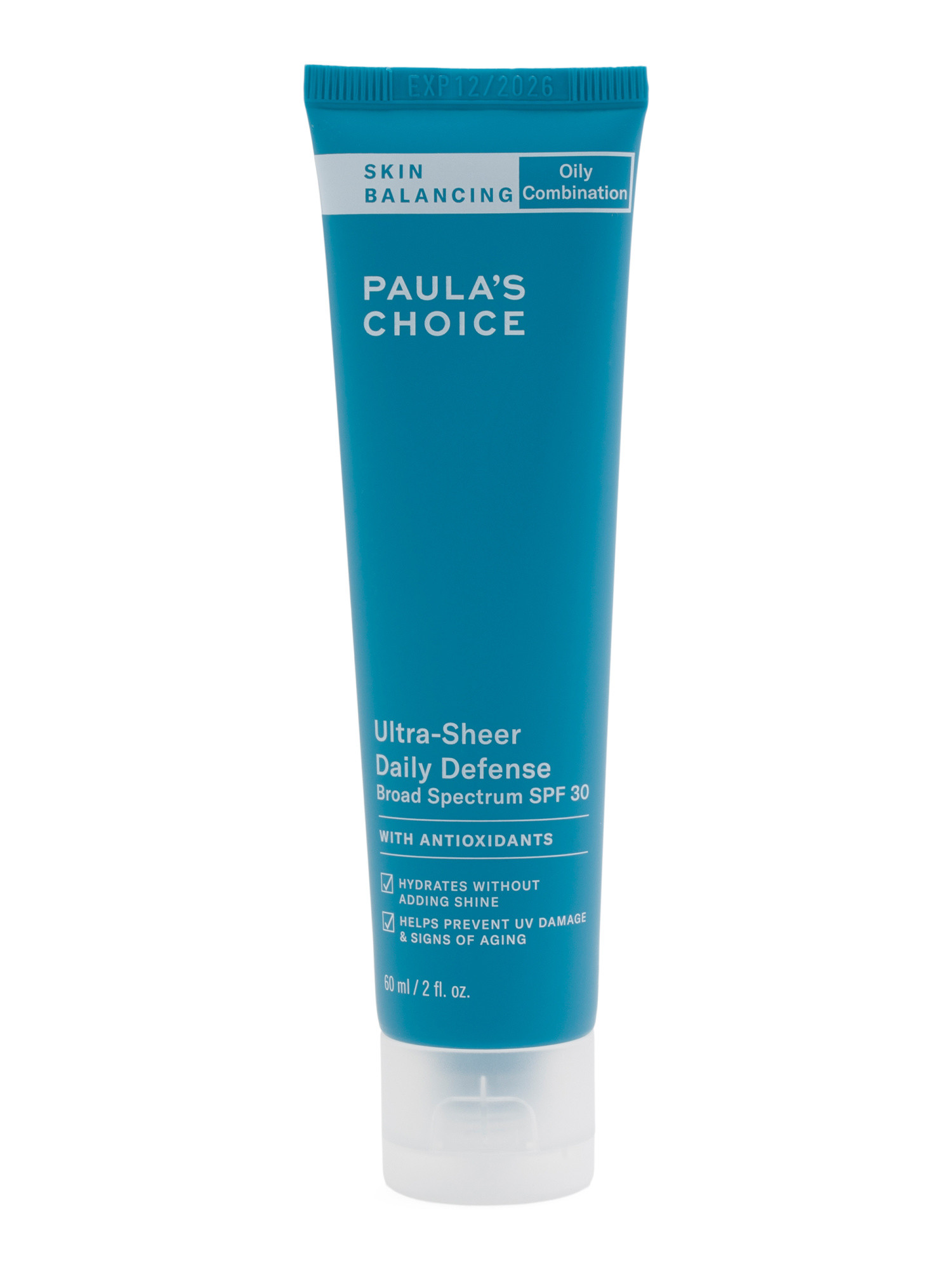 2oz Skin Balancing Ultra Sheer Daily Defense Spf 30 Sunscreen | Marshalls
