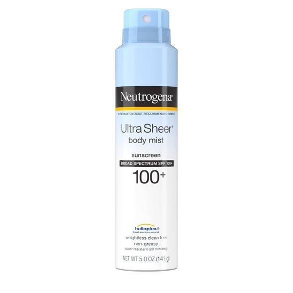 Neutrogena Ultra Sheer Lightweight Sunscreen Spray - SPF 100+ - 5oz | Target