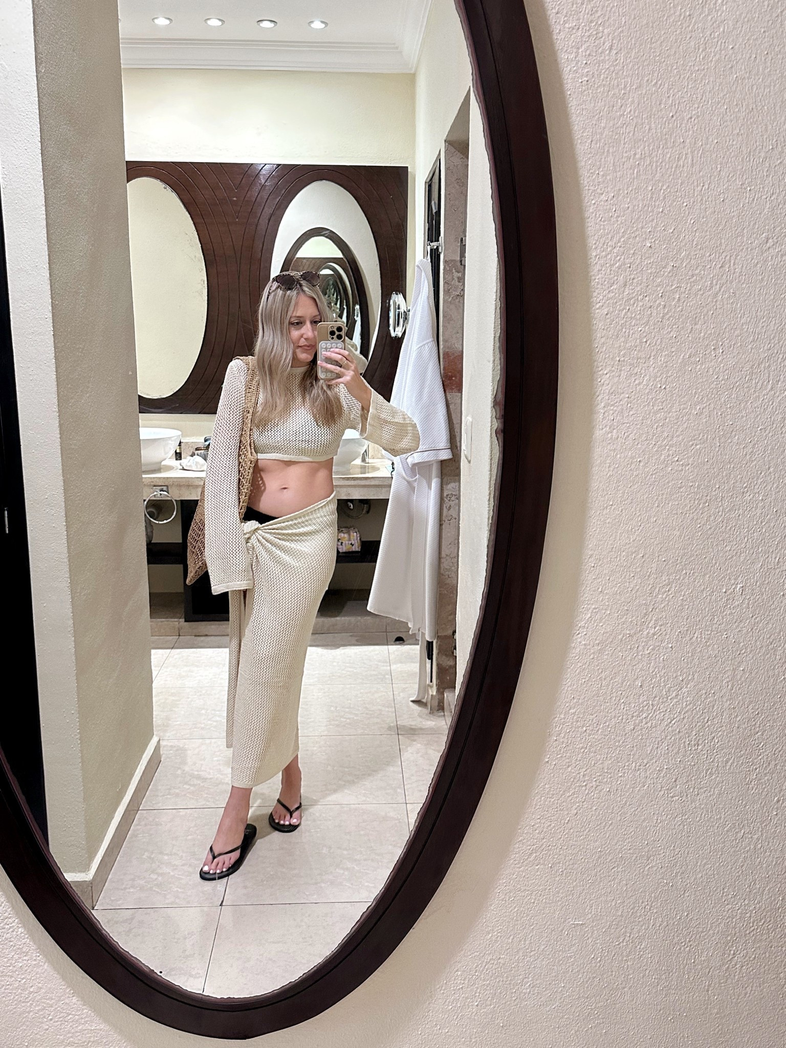 What I wore in Playa del Carmen Day 1 — This matching Amazon set is the absolute cutest and so chic! Runs true to size. 

Black bathing suit
Bathing suit cover up
Amazon matching set
Resort wear
Vacation outfit
Cruise outfit #LTKSwim 

#LTKOver40 #LTKSeasonal