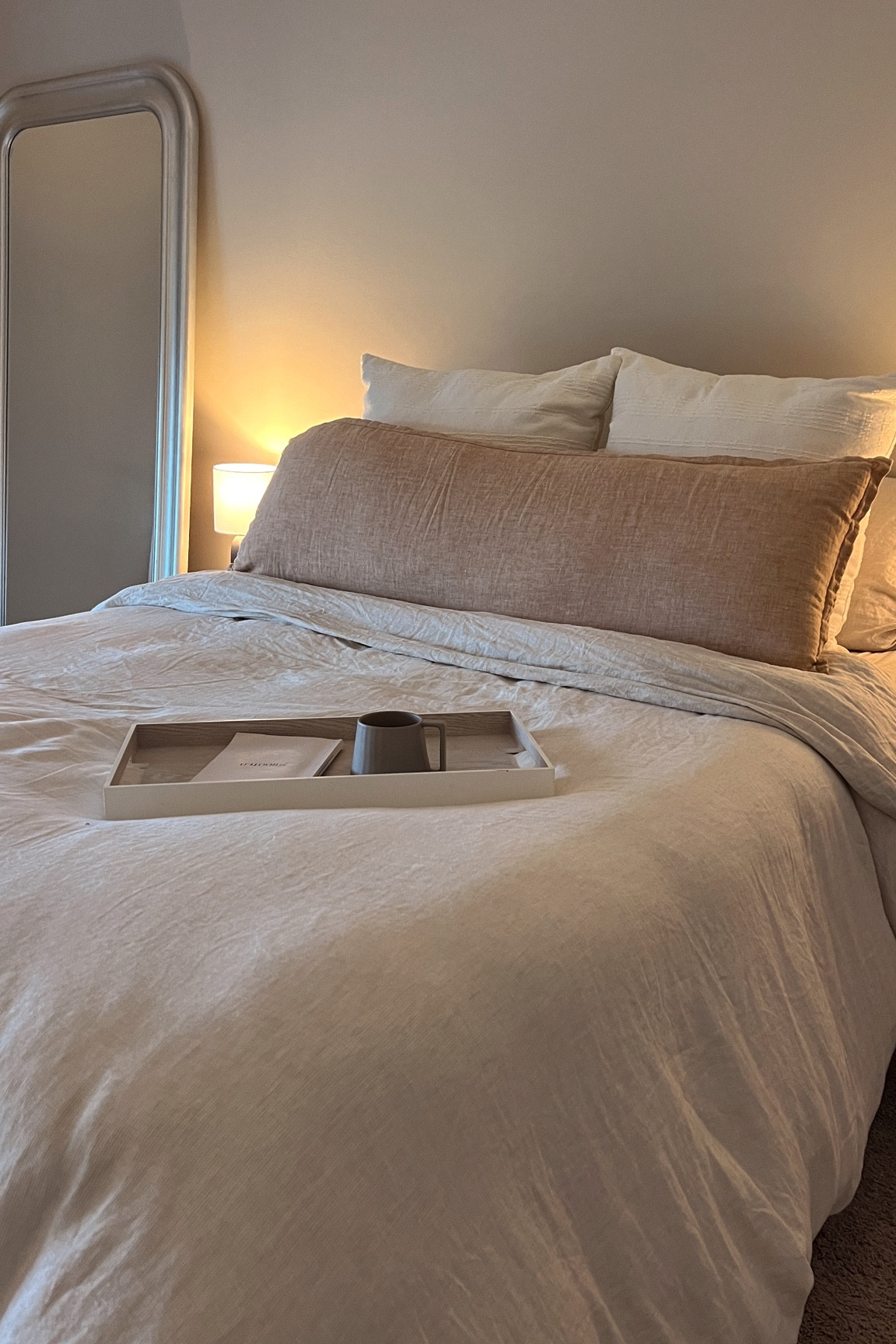 Stonewashed linen sheet set & duvet cover. I have the color ‘Sand Thin Stripe' in both!

#LTKhome