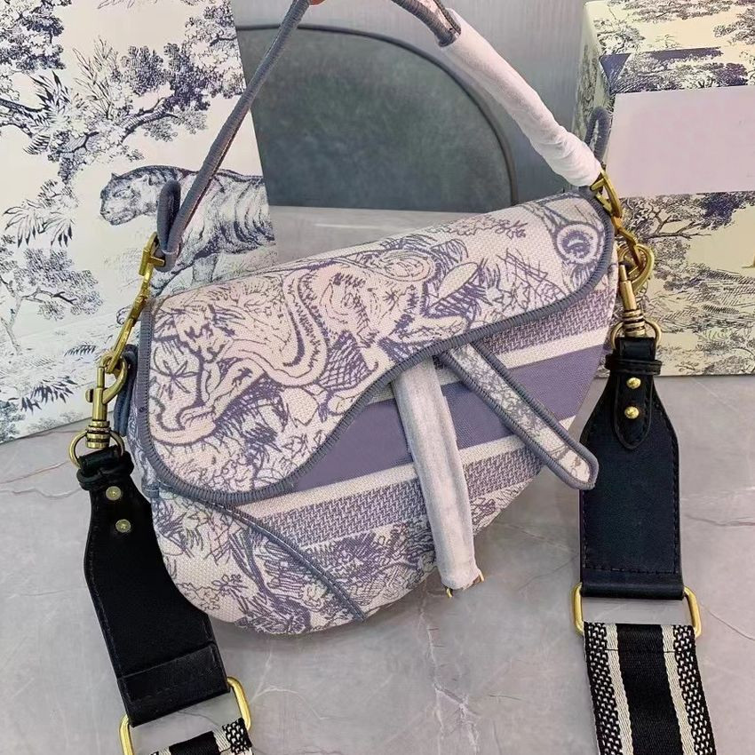 Designer bags saddles bag shoulder crossbod vintage handbags satchel luxury leather black gold ha... | DHGate