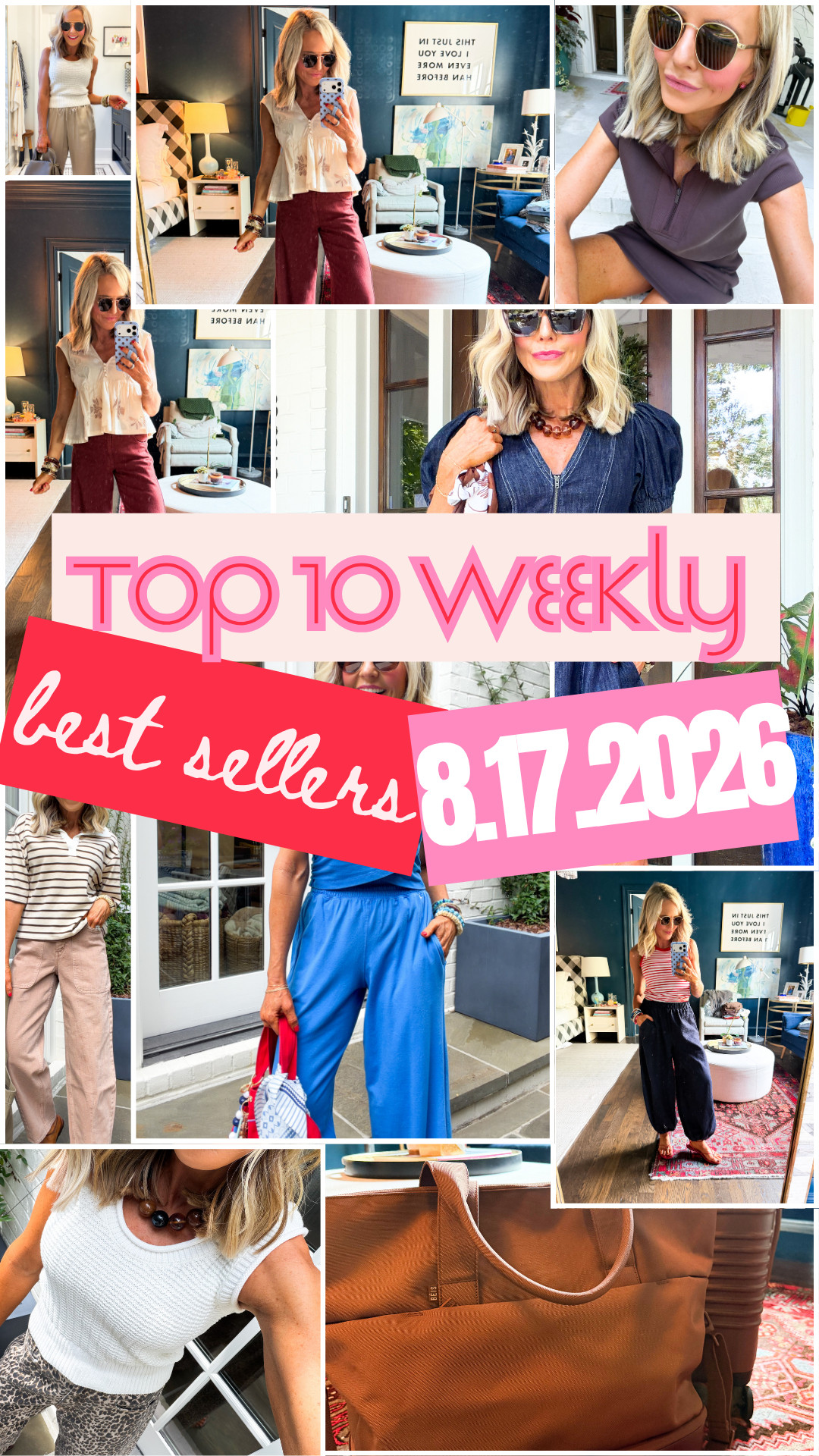 ✨ Top 10 Weekly Best Sellers | 8.17.26 ✨ You all have been LOVING these lately 👀💛

#LTKootd #LTKSeasonal #LTKTravel
