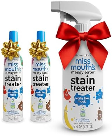 Miss Mouth's Messy Eater Stain Treater - 2 Pack Stain Remover Spray and 16oz Bottle | Amazon (US)
