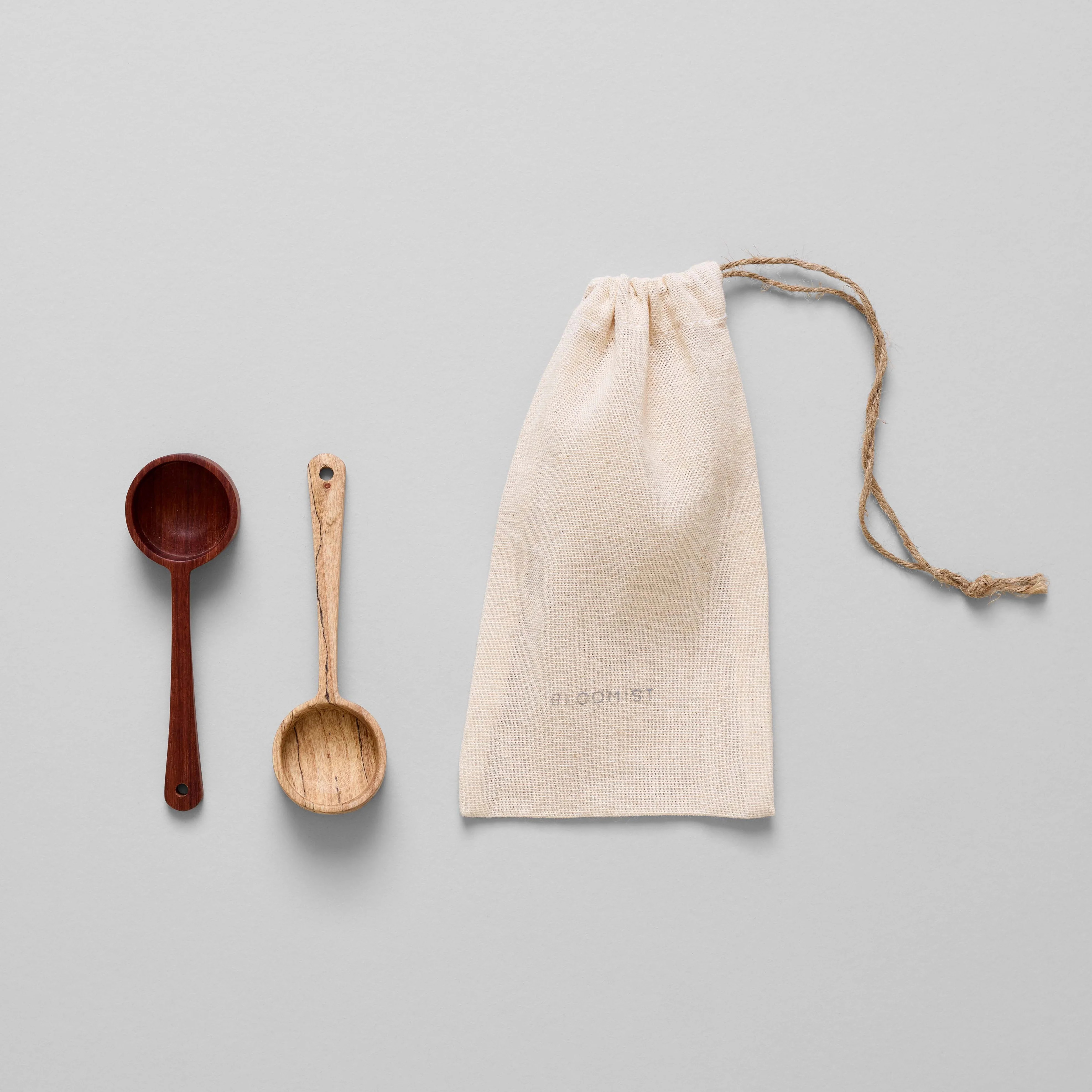 Wooden Coffee Scoopers, Set of 2 | Bloomist
