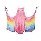 Sarah's Silks Fairy Dress in Pink with Rainbow Wings, 100% Real Silk Dress up Costume, Eco-Friendly  | Amazon (US)