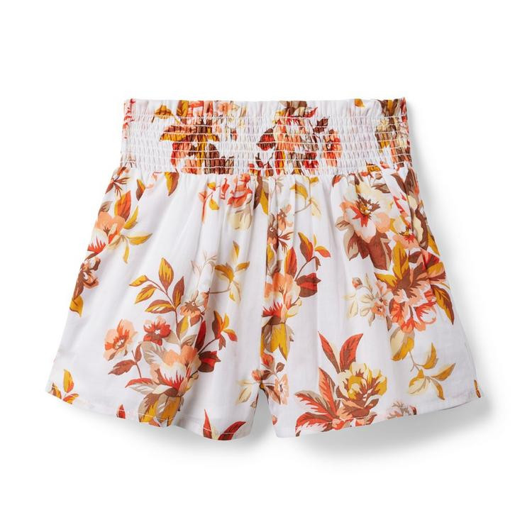 Floral Smocked Waist Short | Janie and Jack