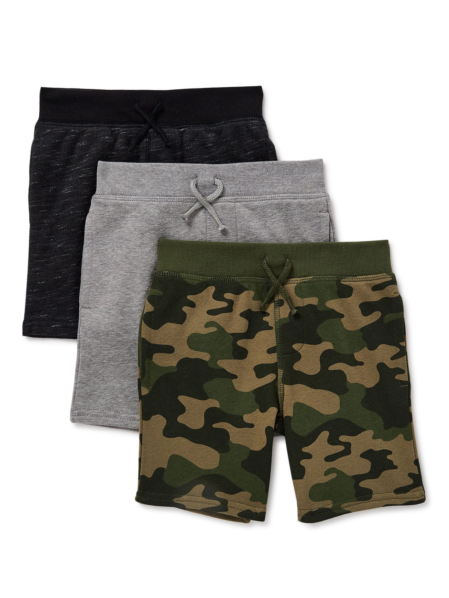 Garanimals Baby Boy & Toddler Boy French Terry Shorts Multipack, 3-Pack (12M-5T) | Walmart (US)