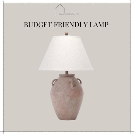 Budget Friendly Lamp | lamp sale | lamp with handles | affordable lamp | table lamp | jug lamp | Home Depot 

#LTKsalealert #LTKhome #LTKunder100