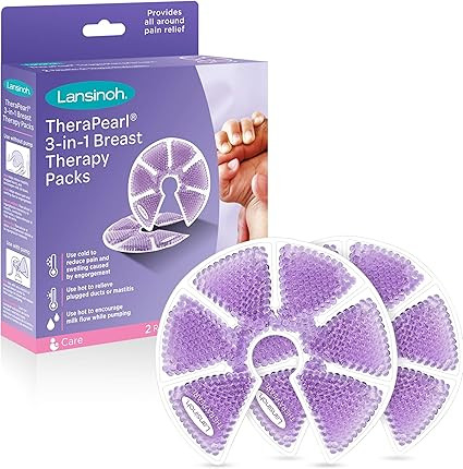 Lansinoh TheraPearl Breast Therapy Pack, Breastfeeding Essentials, 2 Count (Pack of 1) | Amazon (US)