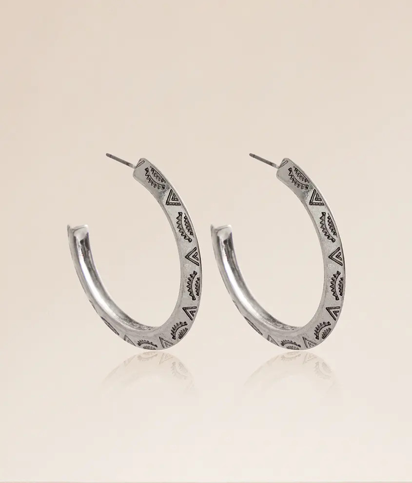 Western Hoop Earring | Buckle