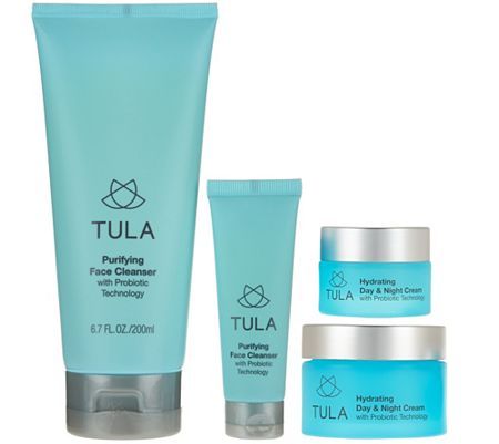 TULA Probiotic Skincare Hydrating Home and Away Set | QVC