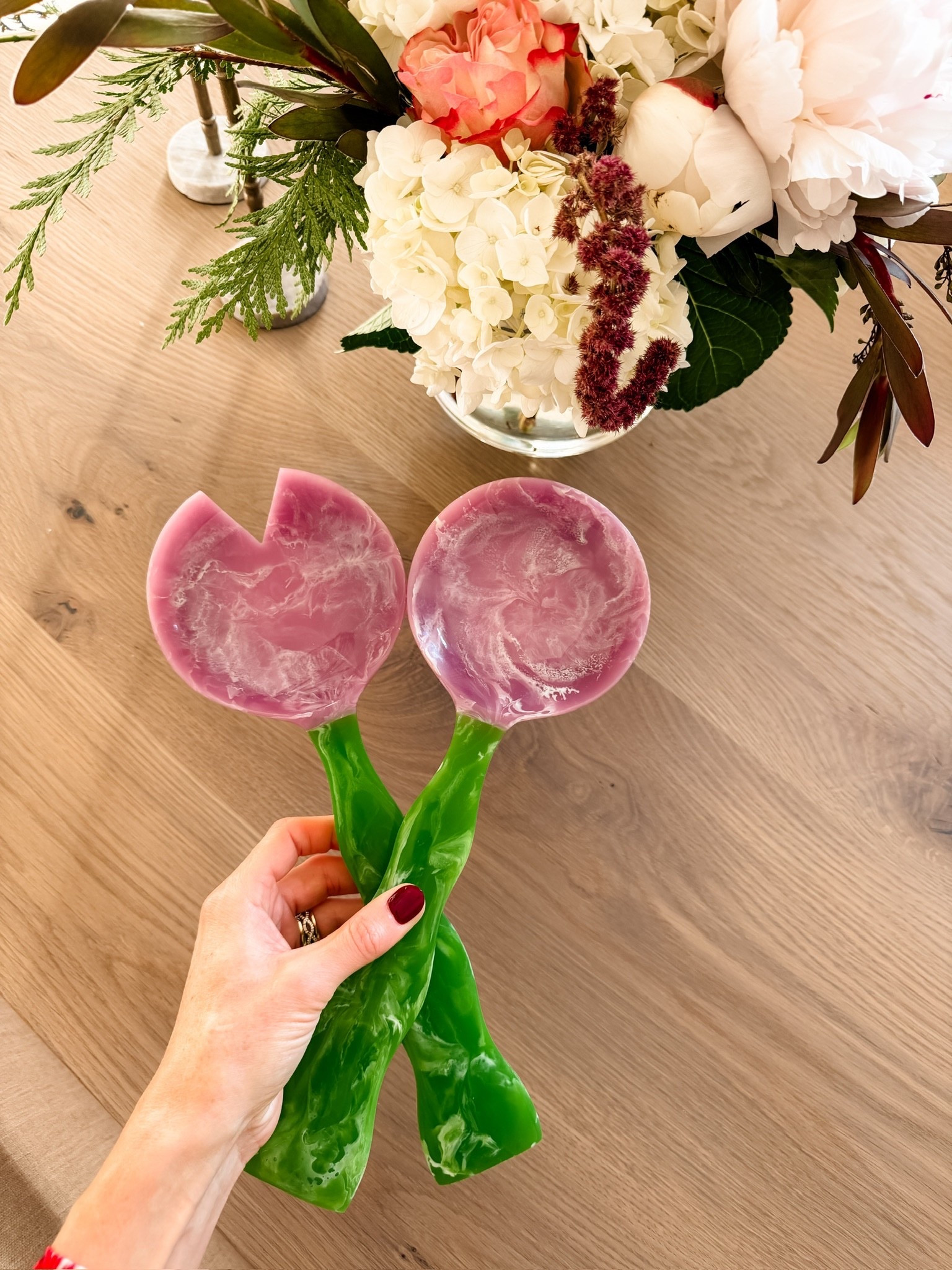 The cutest resin salad servers! These are so cute for a gift or purchase for yourself to elevate your kitchen!

Loverly grey, gifts for mom, gifts for her, unique birthday gifts for women, spring kitchen utensils

#LTKSeasonal #LTKHome