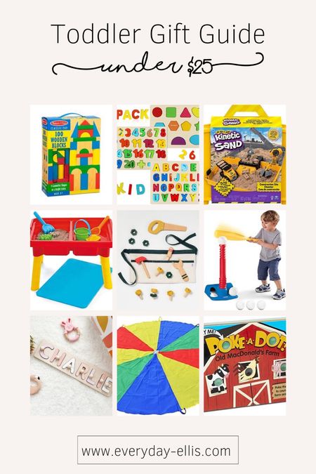 Toddler gift ideas for under $25. Toddler gift guide. Toddler Christmas gifts  

#LTKkids #LTKGiftGuide #LTKunder50