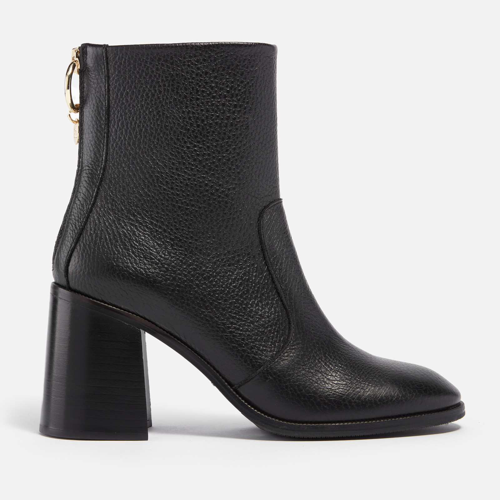 See by Chloé Aryel Leather Heeled Boots - UK 3 | Allsole (Global)