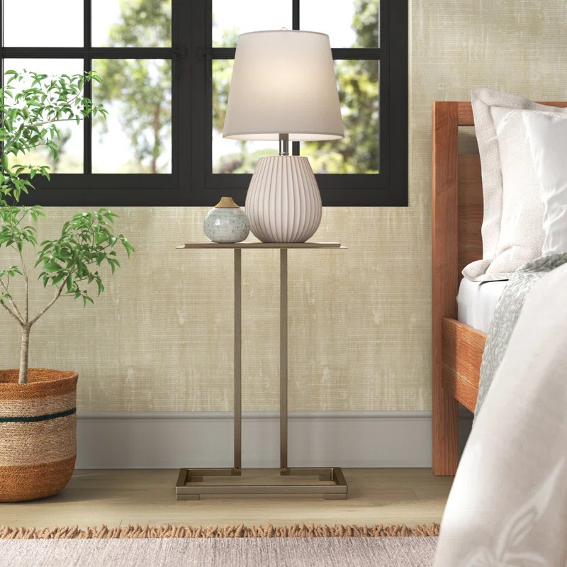 Thora Iron Top End Table | Wayfair North America