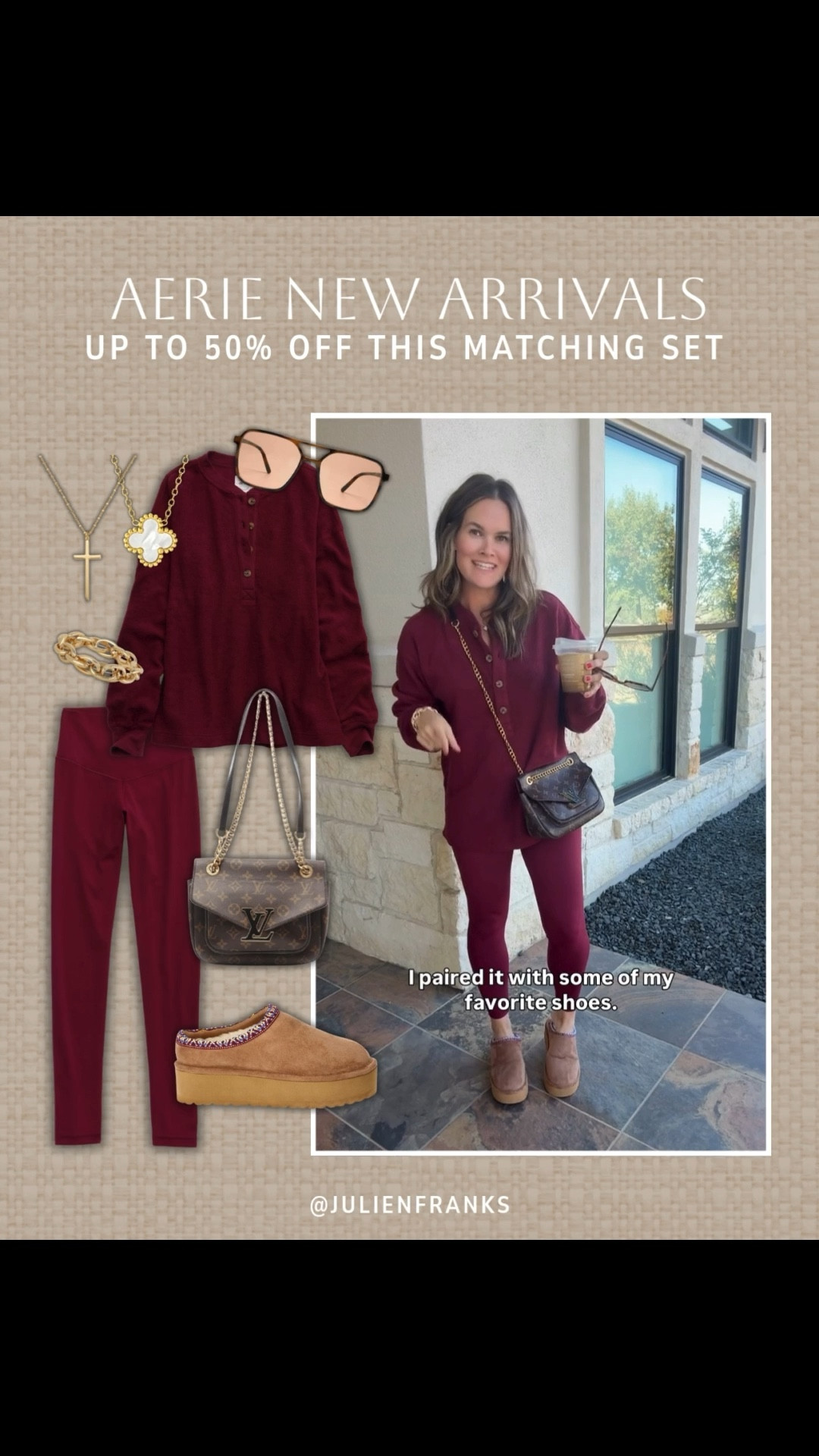 This matching set from Aerie is one of my faves , and you can get up to 50% off these styles! ✨ So cozy for the winter season, but still looks put together. I’ve been loving this outfit all season!

#AerieSet #MatchingSet #AerieOutfit #CasualOOTD #ComfyOutfits #RealisticOutfits #AffordableFashion #CasualOutfit #EverydayOutfit #Loungwear #Athleisure

#LTKSeasonal #LTKSaleAlert #LTKFindsUnder50