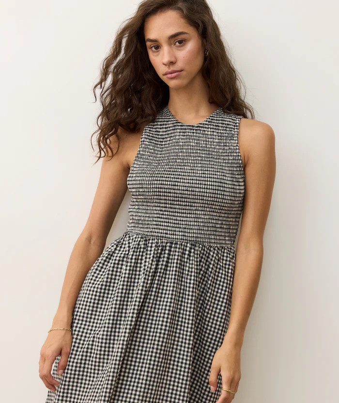 Darcy Poplin Smocked Dress | Marine Layer