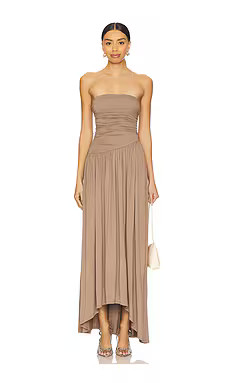 House of Harlow 1960 Mavis Maxi Dress in Mushroom from Revolve.com | Revolve Clothing (Global)