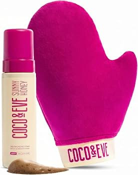 Coco & Eve Self Tanner Mousse Kit - Bronzing Foam, Tanning Mitt - Medium | Amazon (US)
