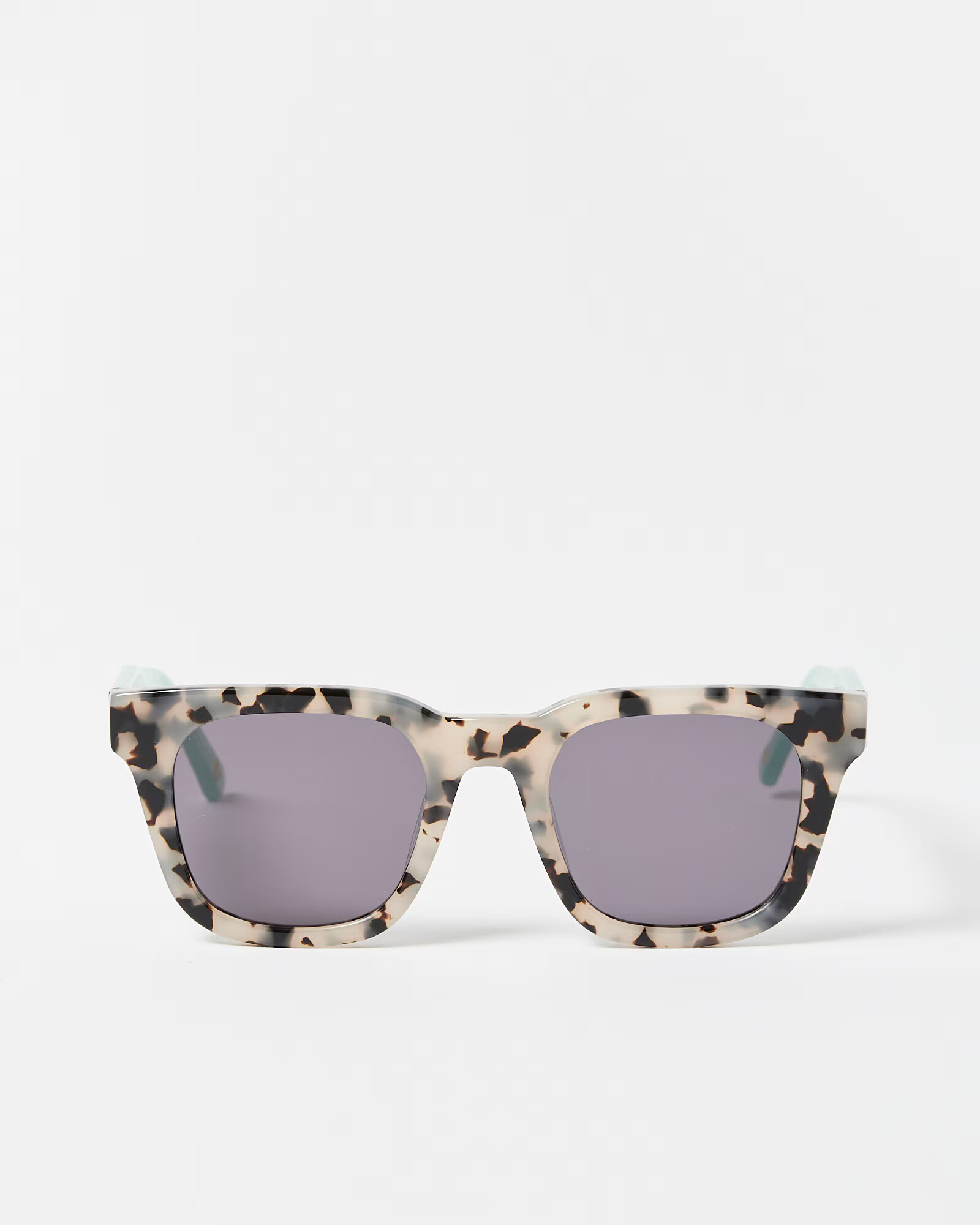 Milky Faux Tortoiseshell Mint Arm Sunglasses | Oliver Bonas | Oliver Bonas (Global)