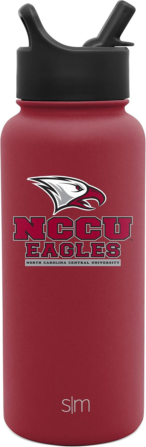 Simple Modern Officially Licensed Collegiate University Water Bottle with Straw lid Insulated Stainless Steel Thermos | Summit Collection | 32oz | Amazon (US)