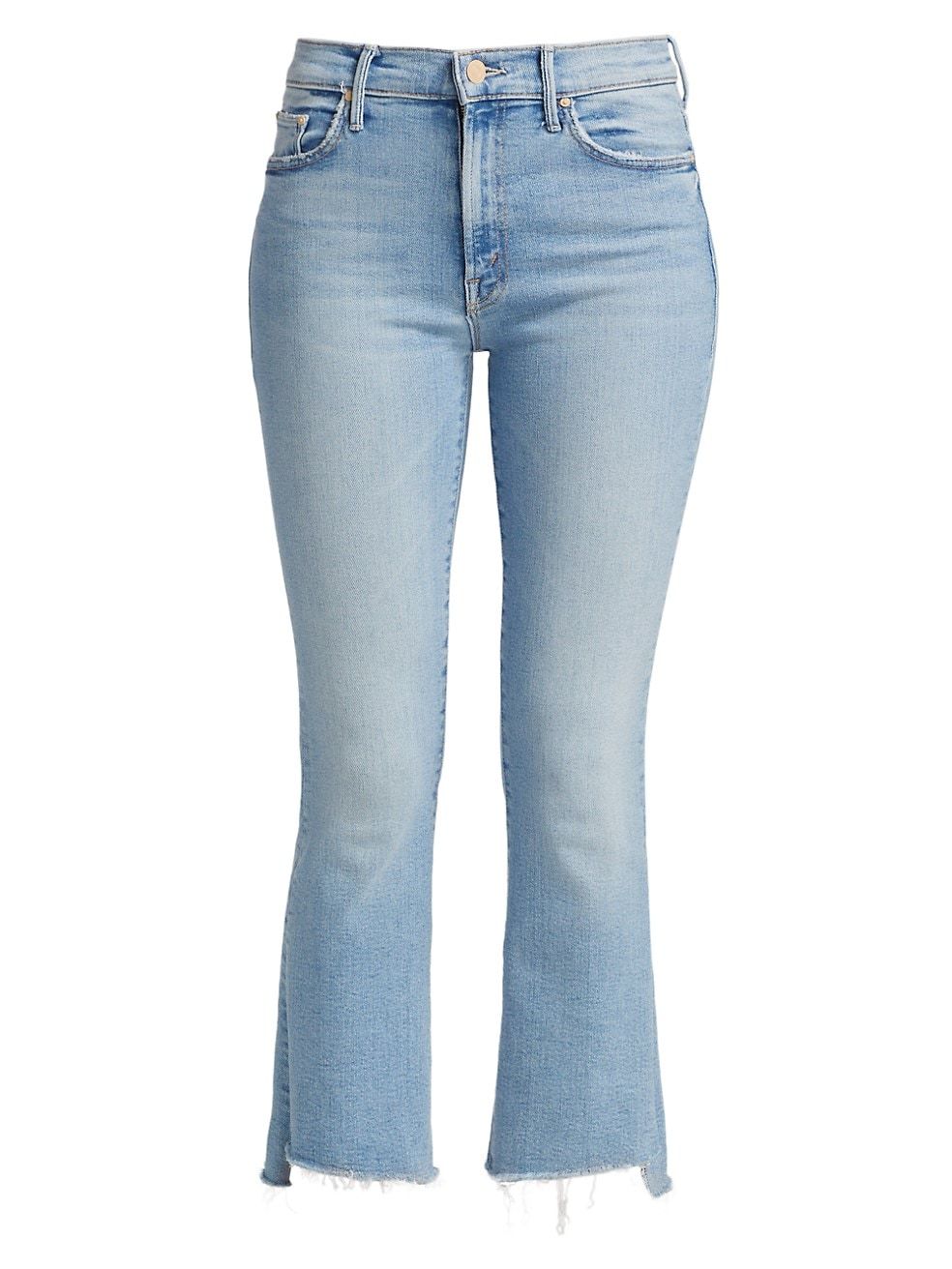 Mother The Insider Frayed Ankle Jeans | Saks Fifth Avenue