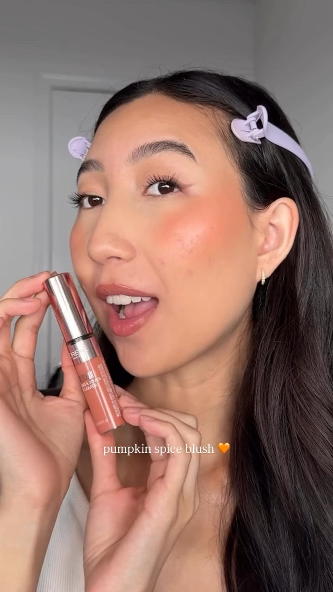 the perfect fall blush @lorealparis le lumi liquid blush in worth it 🤍 

#beauty #makeup #blush fall makeup, drugstore makeup, blush

#LTKBeauty #LTKSeasonal #LTKFindsUnder50