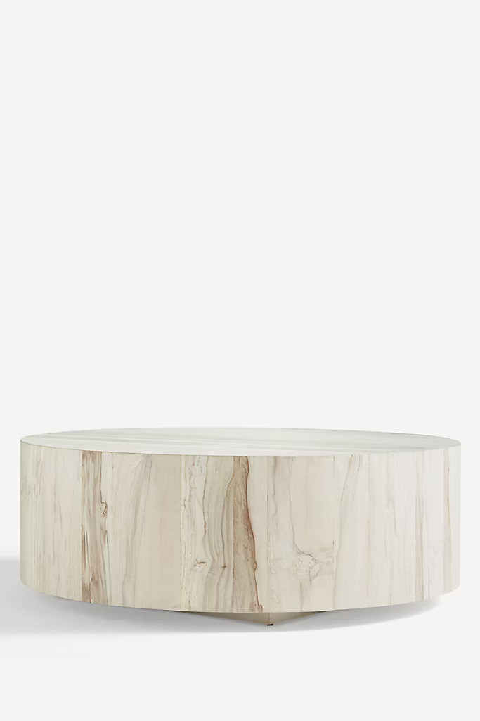 Swirled Drum Coffee Table | Anthropologie (US)