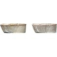 Creative Co-Op Stoneware Cracker & Soup Bowl, Reactive Glaze, 2 Colors (Each One Will Vary) Serve... | Amazon (US)