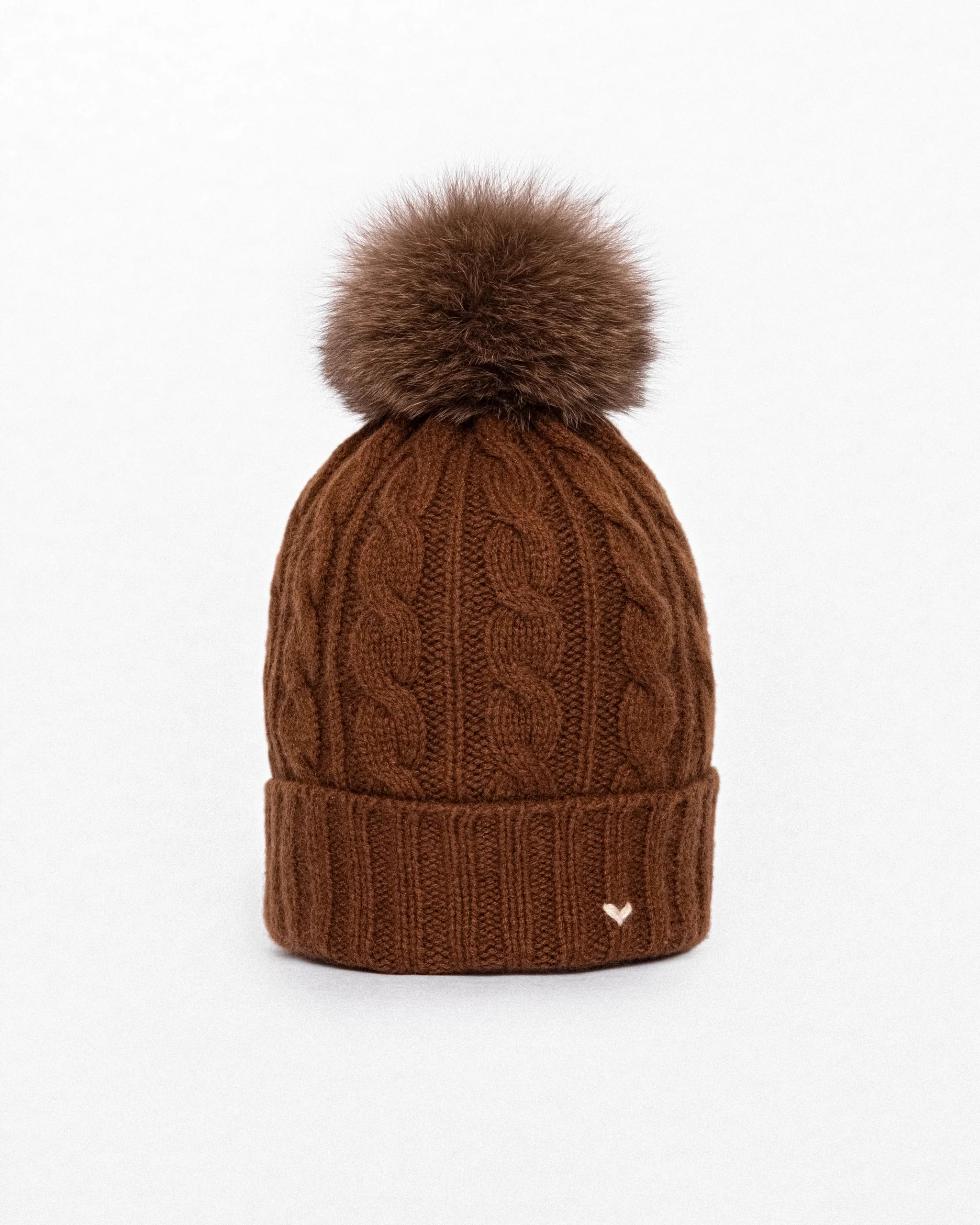 Hazelnut Cable Beanie | LǍOLAO STUDIOS